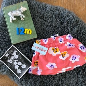 Cat & Jack Floral Skort